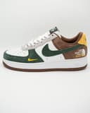 کتونی Nike Air Force 1(سفید سبز قهوه ای)